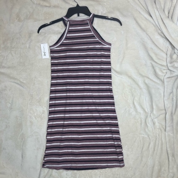 NWT Maison Jules Striped Knit Dress Sz XS - Picture 6 of 6